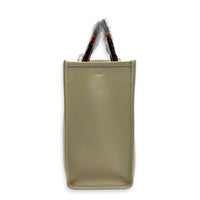 Sunshine Tote White Tote Bag in Calfskin, Gold hardware