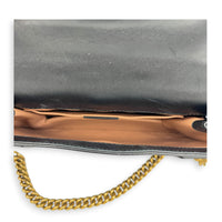 Broadway Mini Black Shoulder Bag in Calfskin, Gold hardware