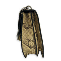 Dionysus Medium Beige Shoulder Bag in Python Leather, Mixed hardware