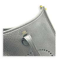 Evelyne Mini Black Crossbody Bag in Clemence, Gold hardware