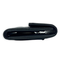Boy Wallet Small Black in Caviar Leather, Ruthenium hardware