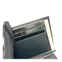 Boy Wallet Small Black in Caviar Leather, Ruthenium hardware