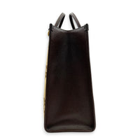Jumbo GG Tote Top Handle Bag Brown in Canvas, Gold hardware