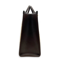 Jumbo GG Tote Top Handle Bag Brown in Canvas, Gold hardware