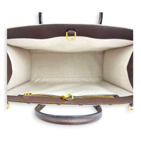Jumbo GG Tote Top Handle Bag Brown in Canvas, Gold hardware