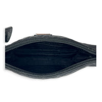 Re-Edition 2000 Shoulder Bag Mini Black in Re-Nylon, Gunmetal hardware