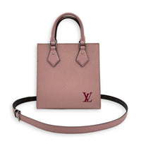 Sac Plat BB Pink Top Handle Bag in Epi Leather, Silver hardware