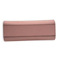 Sac Plat BB Pink Top Handle Bag in Epi Leather, Silver hardware