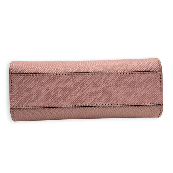 Sac Plat BB Pink Top Handle Bag in Epi Leather, Silver hardware
