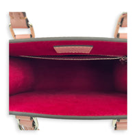 Sac Plat BB Pink Top Handle Bag in Epi Leather, Silver hardware