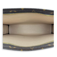 Pochette Toilette Pouch Monogram Brown in Monogram Coated Canvas, Gold hardware