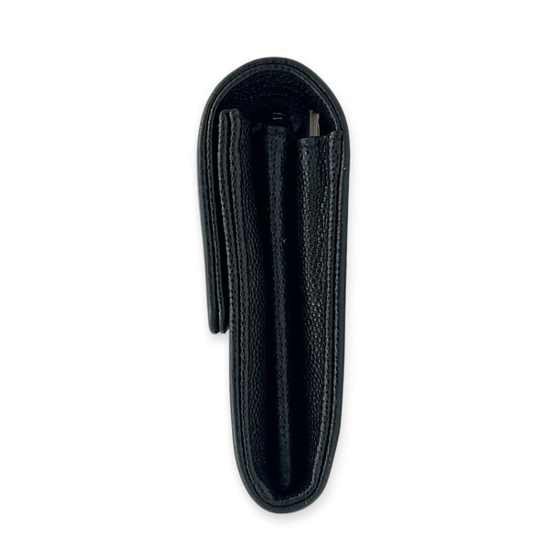CC Black Wallet in Caviar Leather, Gold hardware