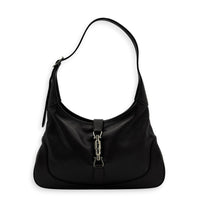 Jackie 1961 Shoulder Bag Large Brown in Calfskin, Silver hardware