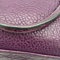 Chef Top Handle Bag Purple in Calfskin, Gold hardware