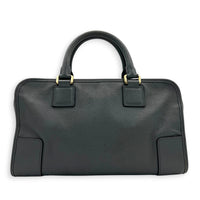 Amazona Grey Top Handle Bag in Calfskin, Gold hardware