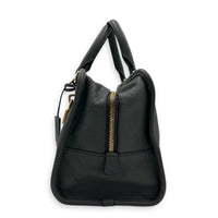 Amazona Grey Top Handle Bag in Calfskin, Gold hardware