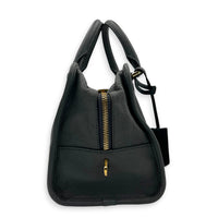 Amazona Grey Top Handle Bag in Calfskin, Gold hardware