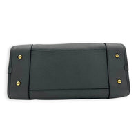 Amazona Grey Top Handle Bag in Calfskin, Gold hardware