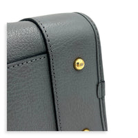 Amazona Grey Top Handle Bag in Calfskin, Gold hardware