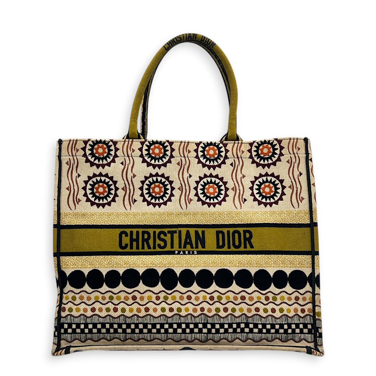 Book Tote Tote Bag Large Beige in Canvas