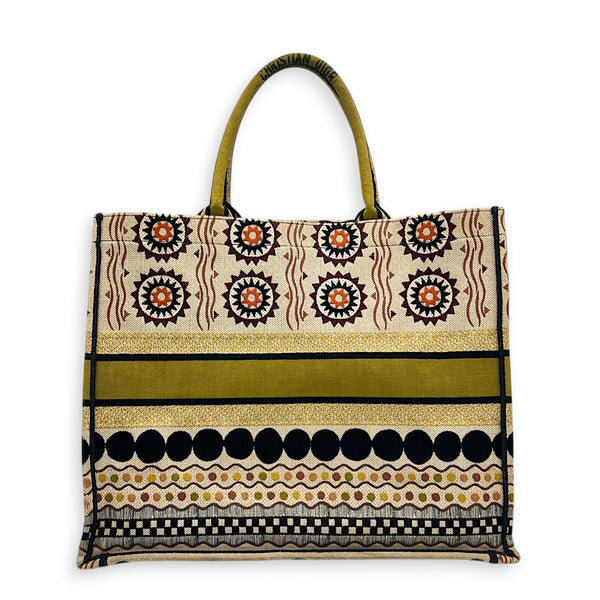 Book Tote Tote Bag Large Beige in Canvas