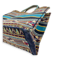 Book Tote Large Multi-colour Tote Bag in Canvas