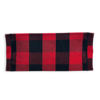 Book Tote Large Red and Black Buffalo Check Tote Bag in Canvas