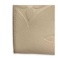 OnTheGo Tote Bag MM White in Empreinte Leather, Gold hardware