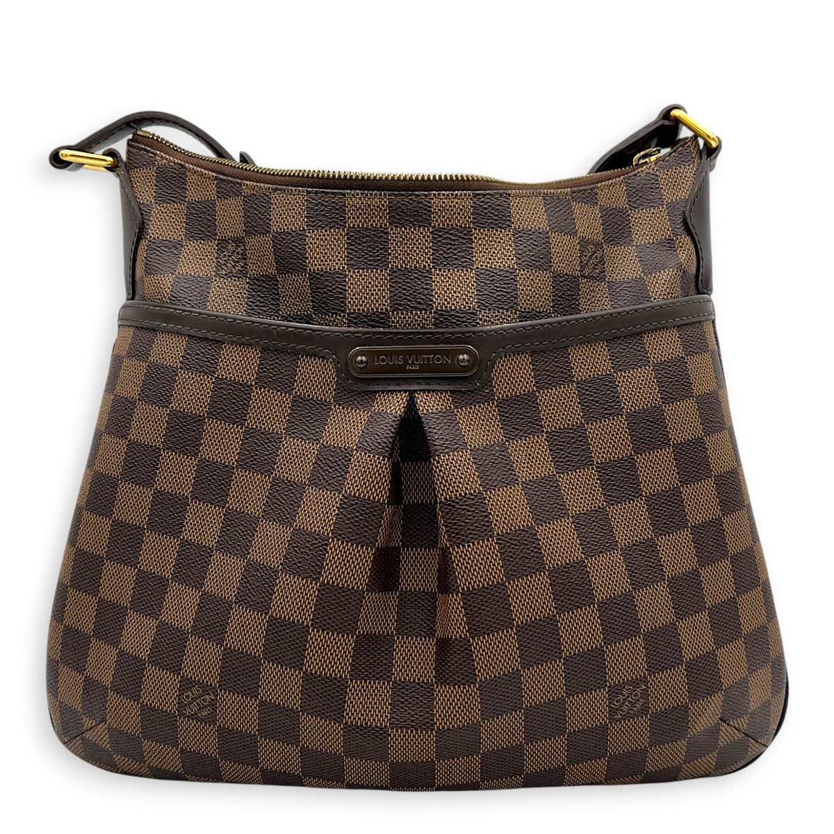 Bloomsburry Ebene Shoulder Bag in, Gold hardware