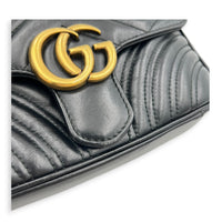 GG Marmont Shoulder Bag Black in Calfskin
