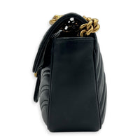 GG Marmont Shoulder Bag Black in Calfskin