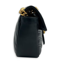 GG Marmont Shoulder Bag Black in Calfskin