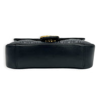 GG Marmont Shoulder Bag Black in Calfskin