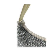 Re-Edition 2000 Crystal White Shoulder Bag in Re-Nylon, Silver hardware