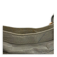 Velo Grey Top Handle Bag in Calfskin, Rose Gold hardware