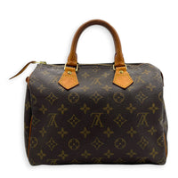 Speedy Top Handle Bag 25 Monogram in Monogram Coated Canvas, Gold hardware