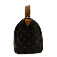 Speedy Top Handle Bag 25 Monogram in Monogram Coated Canvas, Gold hardware
