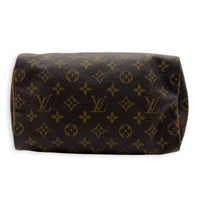 Speedy Top Handle Bag 25 Monogram in Monogram Coated Canvas, Gold hardware