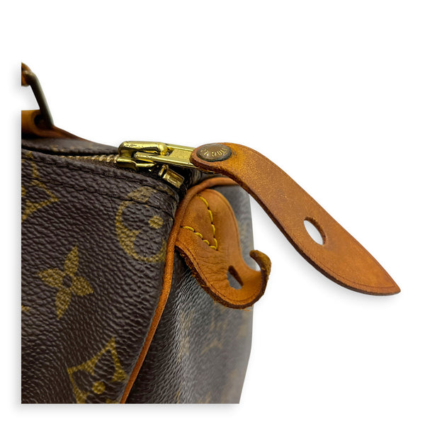 Speedy Top Handle Bag 25 Monogram in Monogram Coated Canvas, Gold hardware