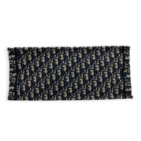 Book Tote Top Handle Bag Large Blue in Jacquard