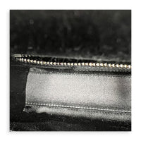 Lady Dior Black Strass Cannage Top Handle Bag in Satin, Silver hardware