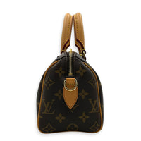 Speedy Bandouliere Top Handle Bag 20 Brown in Monogram Coated Canvas