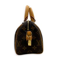 Speedy Bandouliere Top Handle Bag 20 Brown in Monogram Coated Canvas