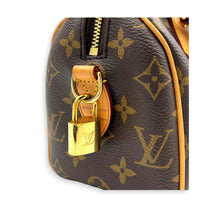 Speedy Bandouliere Top Handle Bag 20 Brown in Monogram Coated Canvas