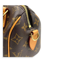 Speedy Bandouliere Top Handle Bag 20 Brown in Monogram Coated Canvas