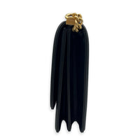 Boy Crossbody Bag North South  Black in Lambskin