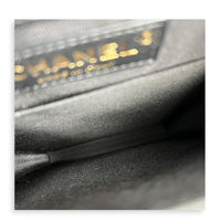 Boy Crossbody Bag North South  Black in Lambskin