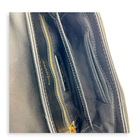 Loulou Crossbody Bag Toy Black in Calfskin, Gold hardware
