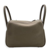 Lindy 26 Etoupe Shoulder Bag in Clemence, Palladium hardware