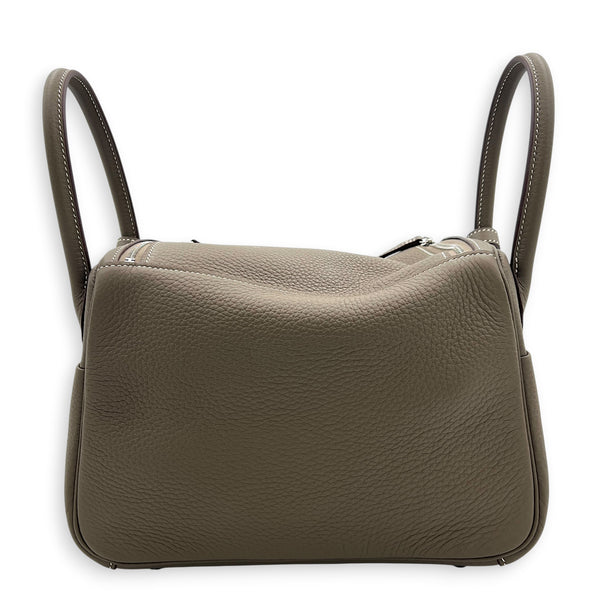 Lindy 26 Etoupe Shoulder Bag in Clemence, Palladium hardware